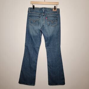 Levis 518 Superlow Women Jr 9 Med Y2K Bootcut Western Cowgirl Rodeo Casual VTG